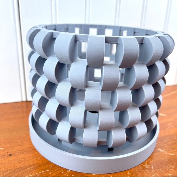 The Sinol Orchid Planter Pot with Drainage Tray, Modern Unique - Picture 4 of 9